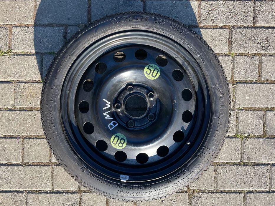 KOŁO 5x120 DOJAZDOWE zapasowe dojazdówka BMW 5 E60 E61 X3 E83 135/90 17&quot; 6758778