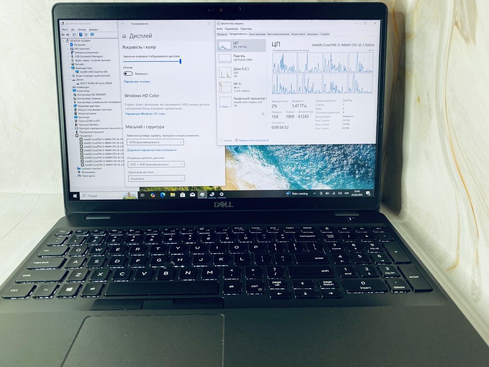 ‼️Класний стан ,TOUCH‼️Dell Latitude 5501 15.6’FHD iPS i5-9400H 16/256