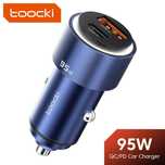 Toocki 95W car charger швидка автозарядка Quick Charge 4.0