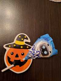 Papierowa dynia na lizaka Halloween