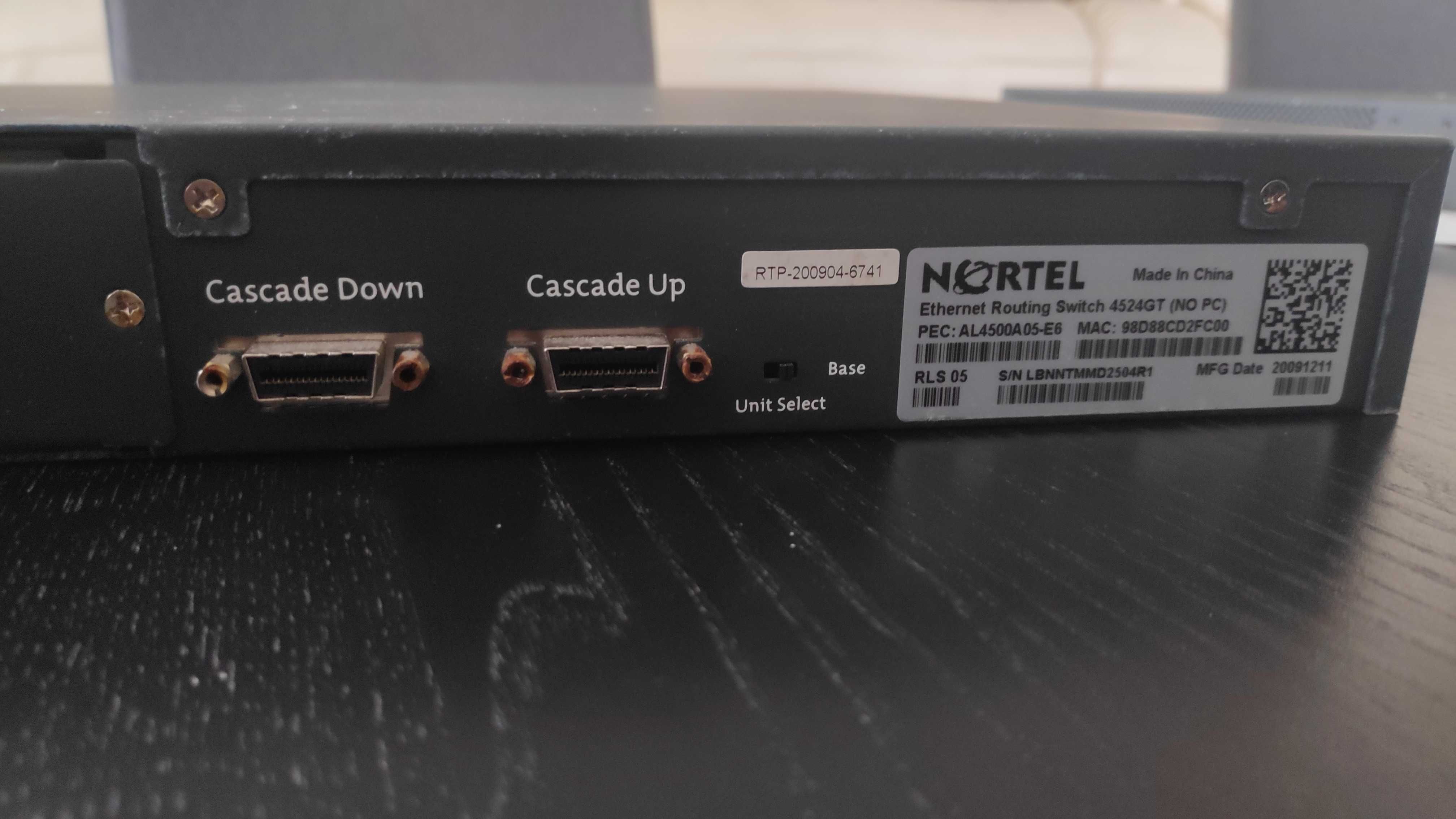 Ethernet Routing Switch Nortel 4524GT (NO PC)