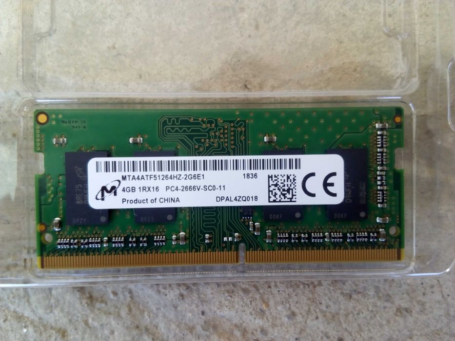 Memoria RAM DDR4 1x4GB PC4-2666MHz para PC Portátil