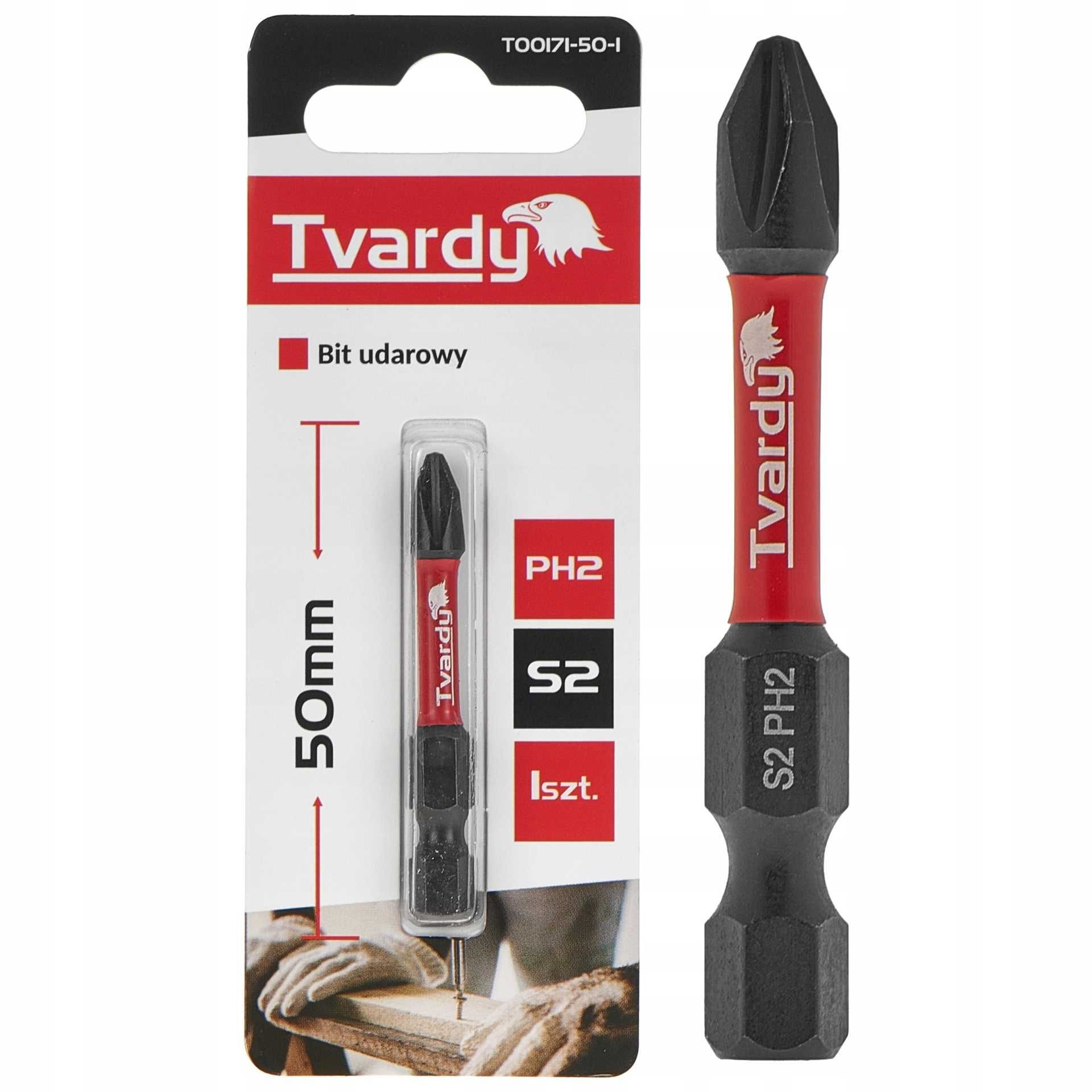 Bit udarowy Tvardy PZ1 25mm S2 do wkrętarek, 1 szt.