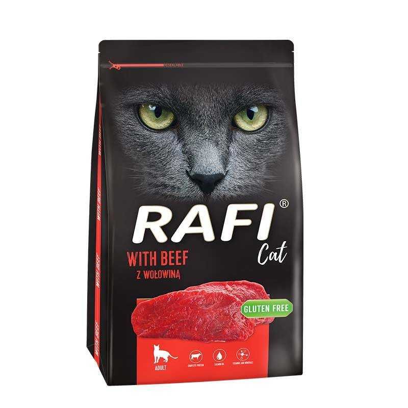 Sucha karma dla kota Rafi WOŁOWINA/KURCZAK 2x7 kg Wysyłka w ciągu 24h