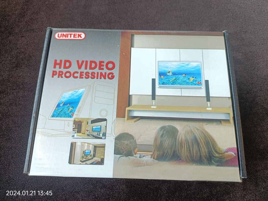 HD VIDEO UNITEK Y-6210 converter VGA to HDMI