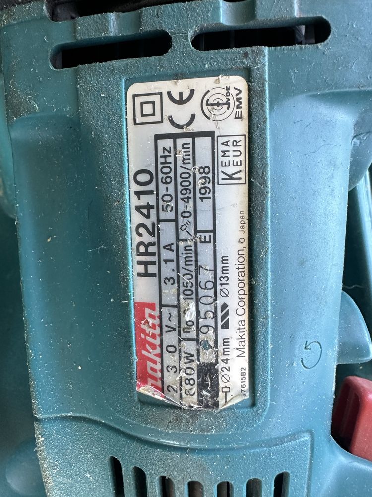 Wiertarka udarowa Makita HR2410 L+R