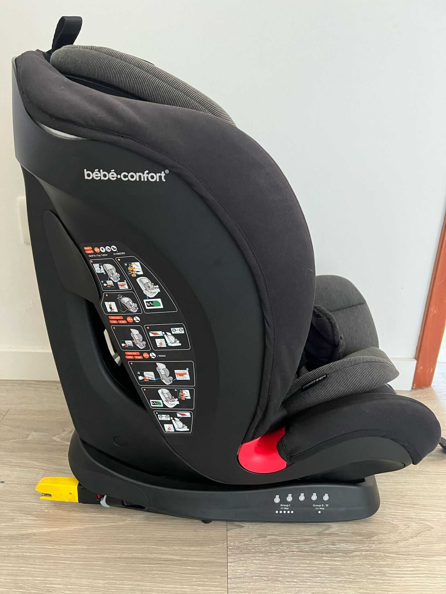 Cadeira Auto BÉBÉ CONFORT Grupo 1-2-3 (de 9 a 36 Kg)