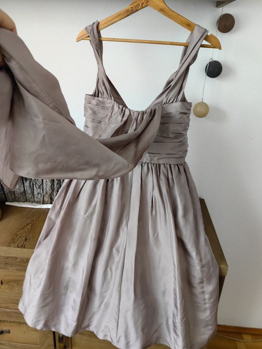 Sukienka dla druhny/na ślub/przyjęcie, Marks & Spencer, 100% jedwab,