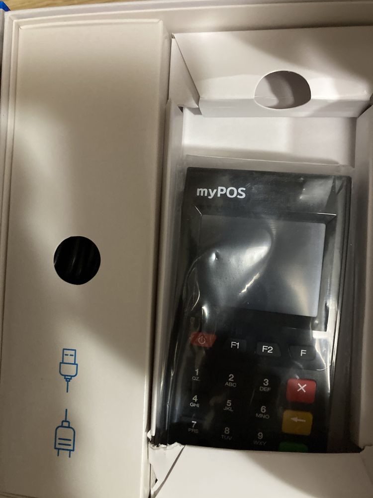 Terminal POS móvel TPA myPOS Go/Pax D200 Vending - NOVO