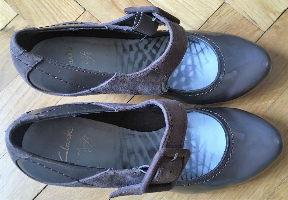 CLARKS R.36 ( 3 ) piękne półbuty, eleganckie czółenka, pantofle