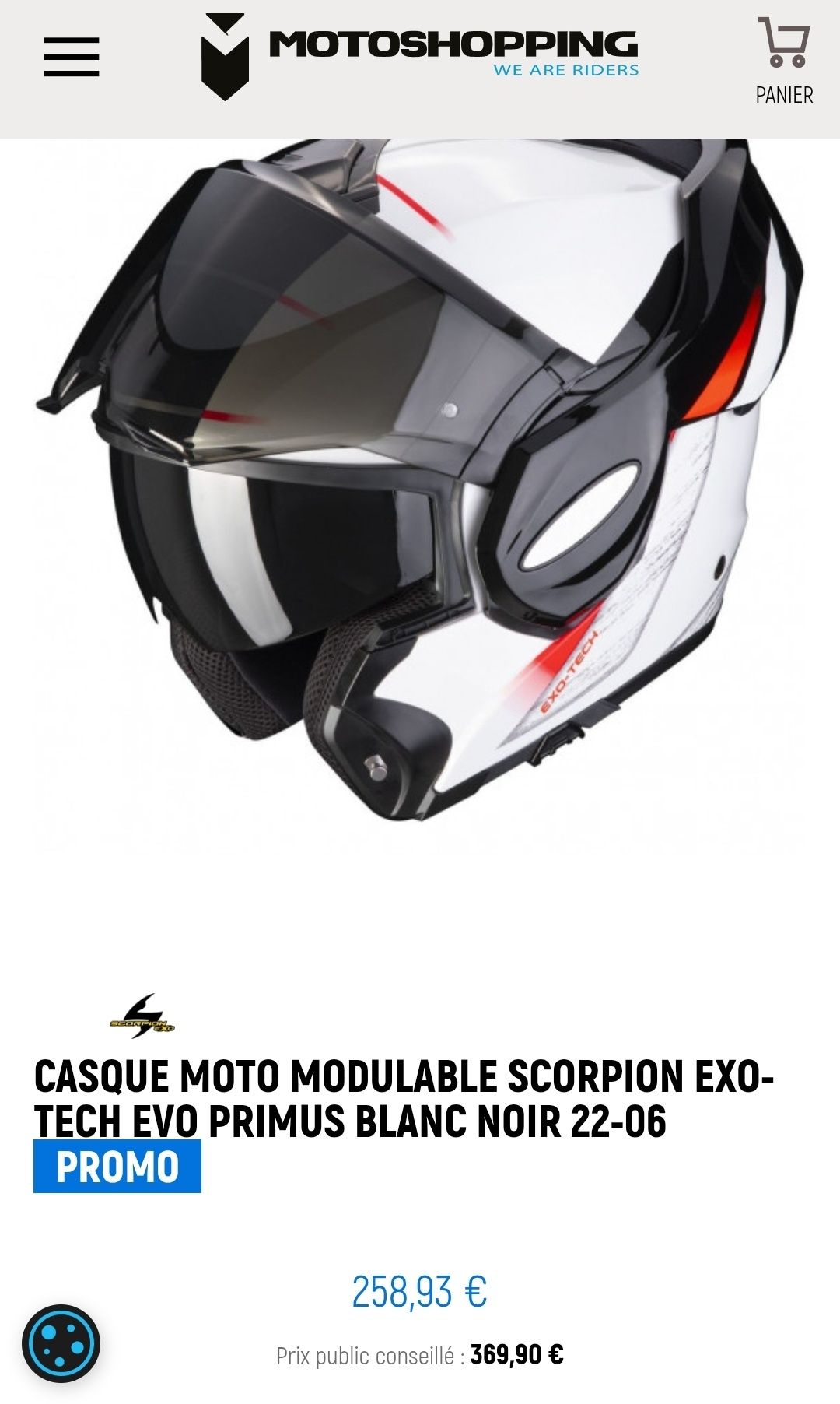 Capacete modular Scorpion exo bom estado