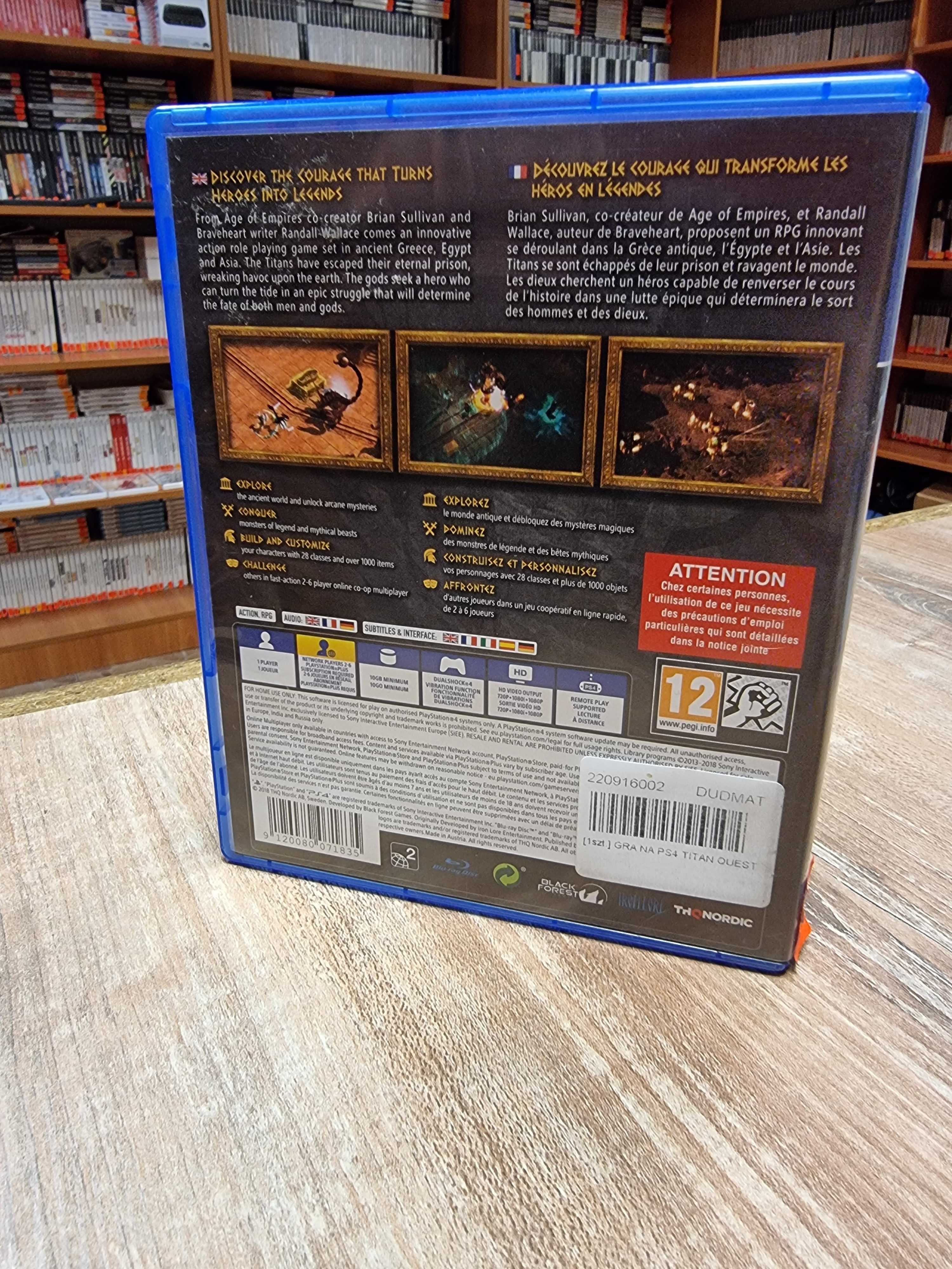Titan Quest PS4 PS5 SklepRetroWWA Wysyłka Wymiana