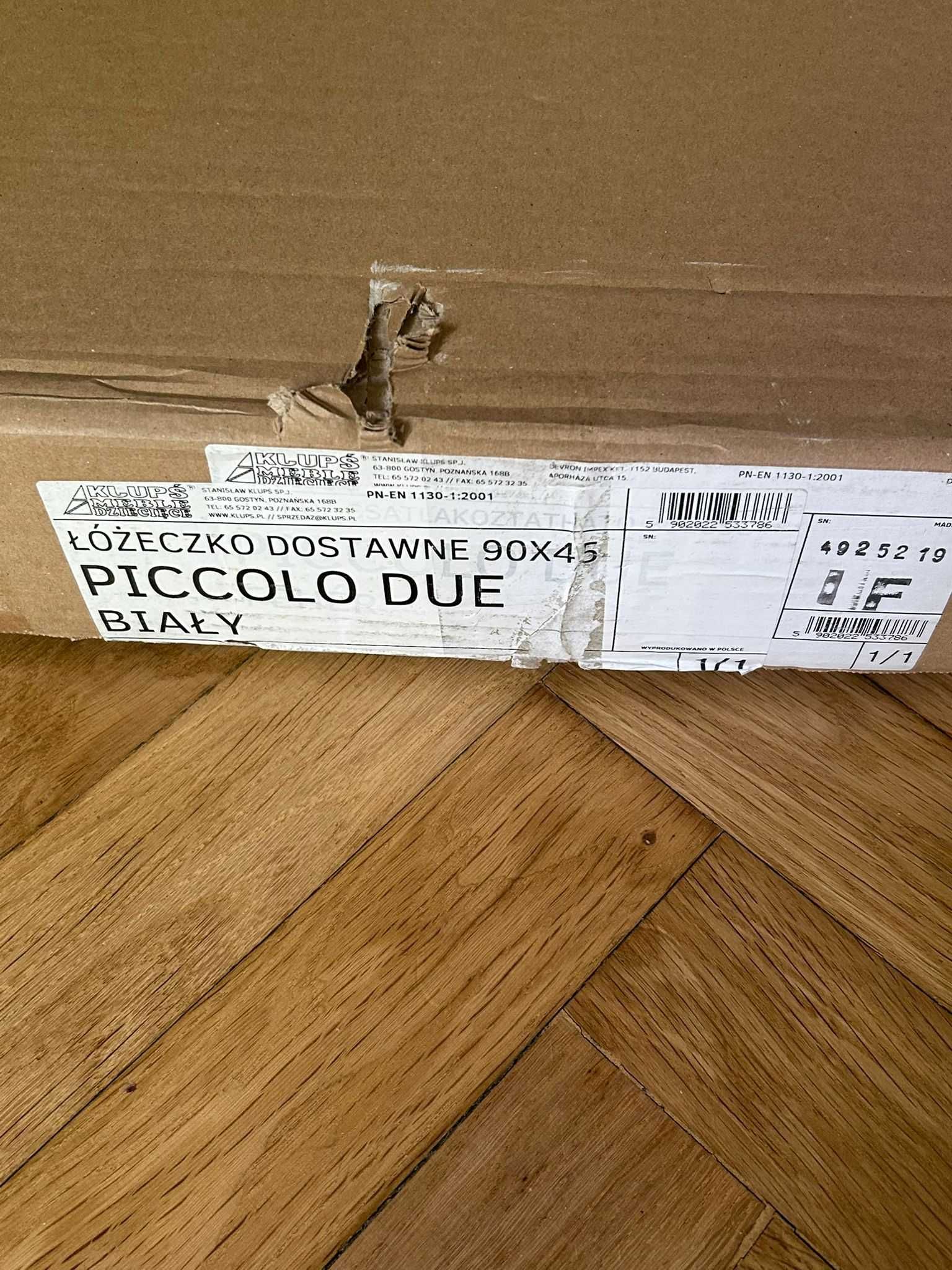 Łóżeczko dostawne PICCOLINO 90X40 biały