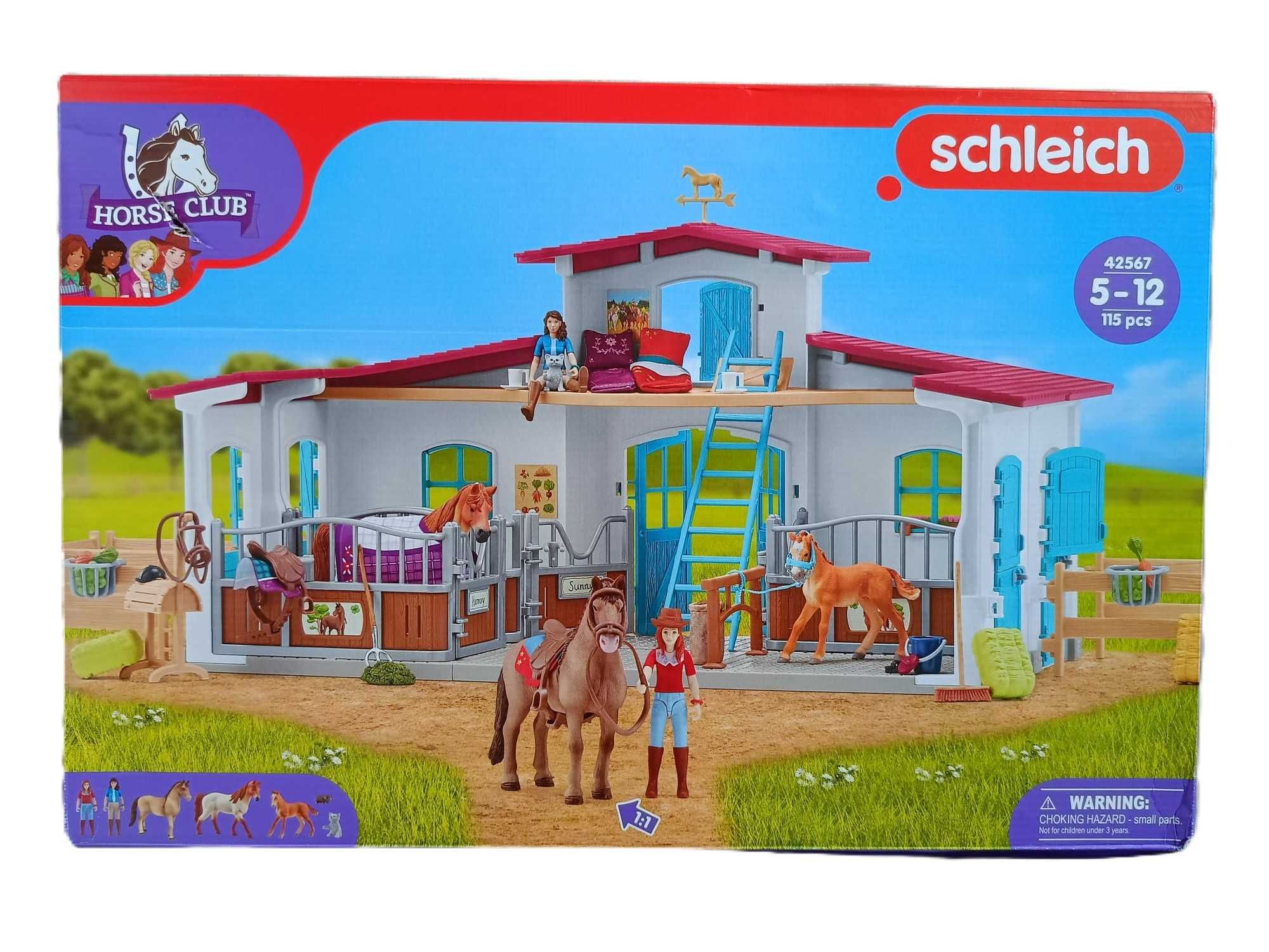 NOWY Schleich Centrum jeździeckie Lakeside 42567 USZKODZONE OPAKOWANIE