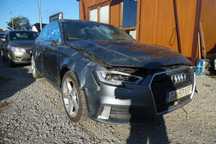 Audi A3 2017r, SPORTBACK, 2.0 TDI AUT. Uszkodzony, Poobijany. Jeździ. VAT 23%