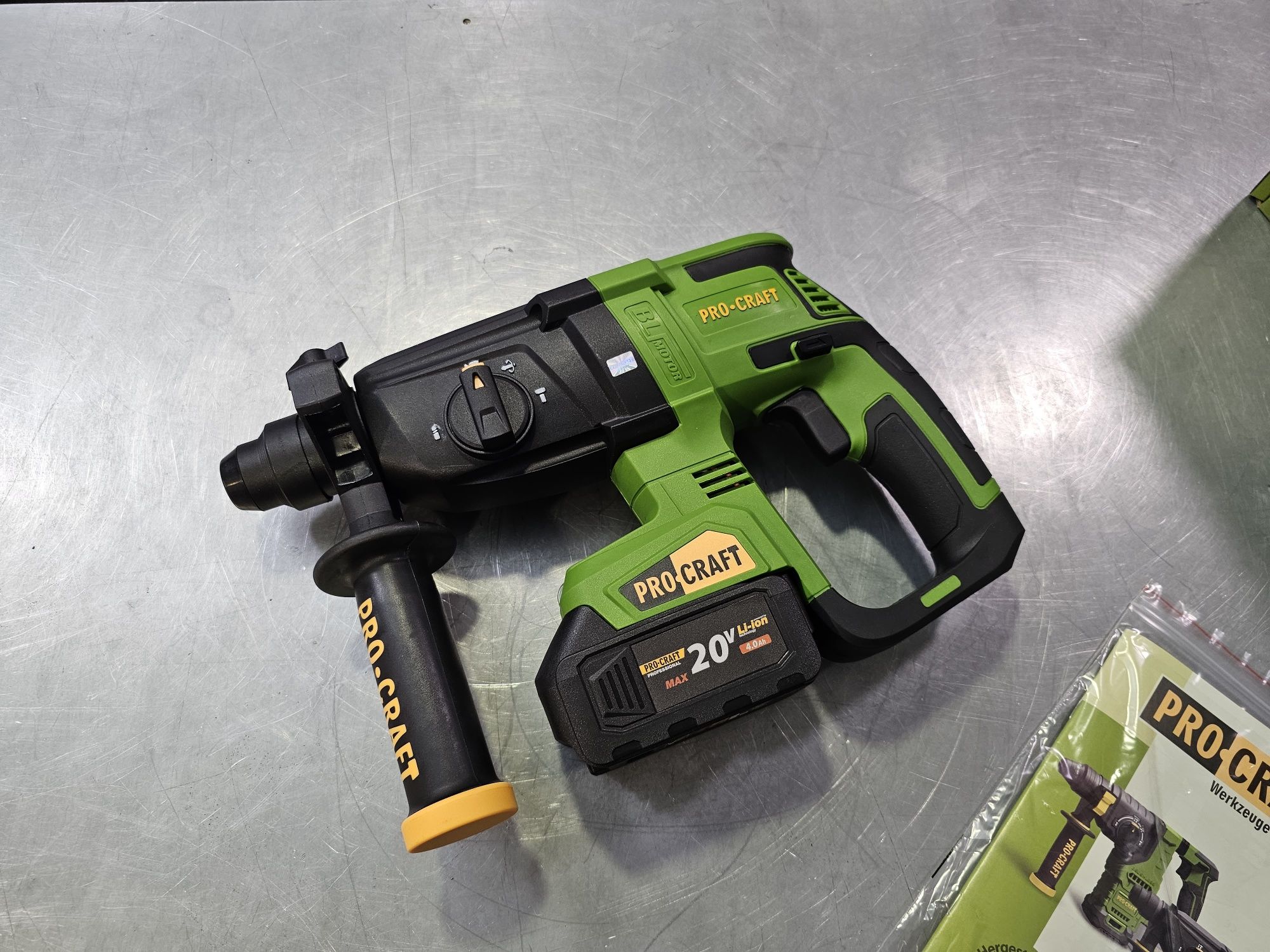 Перфоратор Аккумуляторный Бесщеточный ProCraft PHA40 2,6Дж Гарантия 36