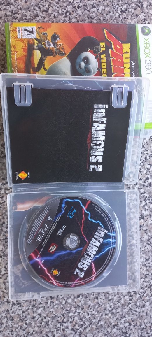 Kung fu panda/Infamous 2/Need for speed shift Playstation 3/Xbox 360