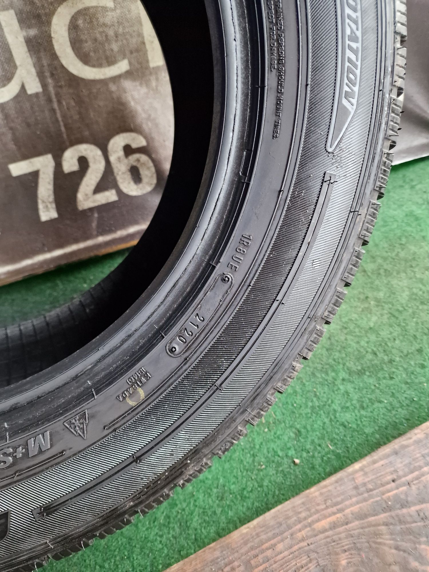 Opony zimowe 215/65/16C Falken wzmacniane Para 9.3 mm 2020rok jak Nowe