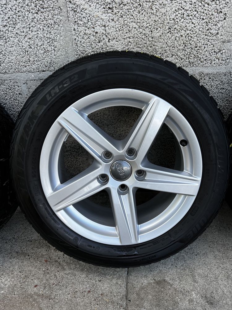 Oryginalne Alufelgi R16 5x112 Audi A3 A4 Opony Zimowe 205/55/16 2020r.