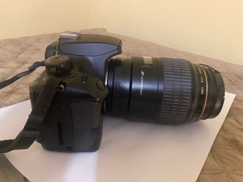 Vendo Lente EF 100mm 1:2.8 USM . acompanha Canon EOS Rebel Xs