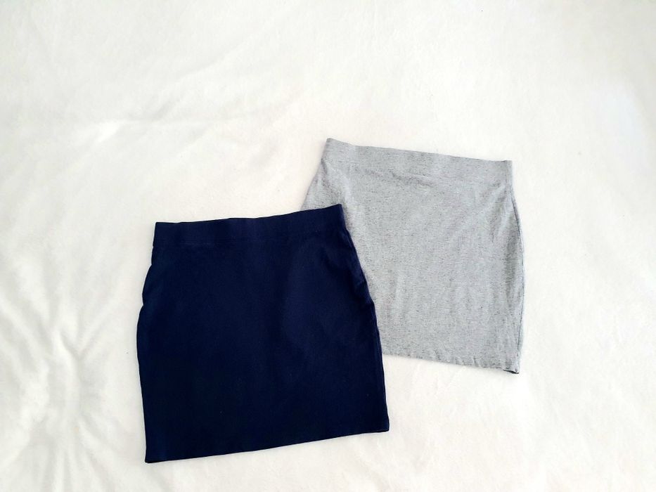 OKAZJA h&m Komplet spódniczka mini zestawx 2 dresowa 36 s 38 m xs 34