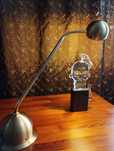 Stara lampa gabinetowa Hustadt Leuchten mid century modern loft
