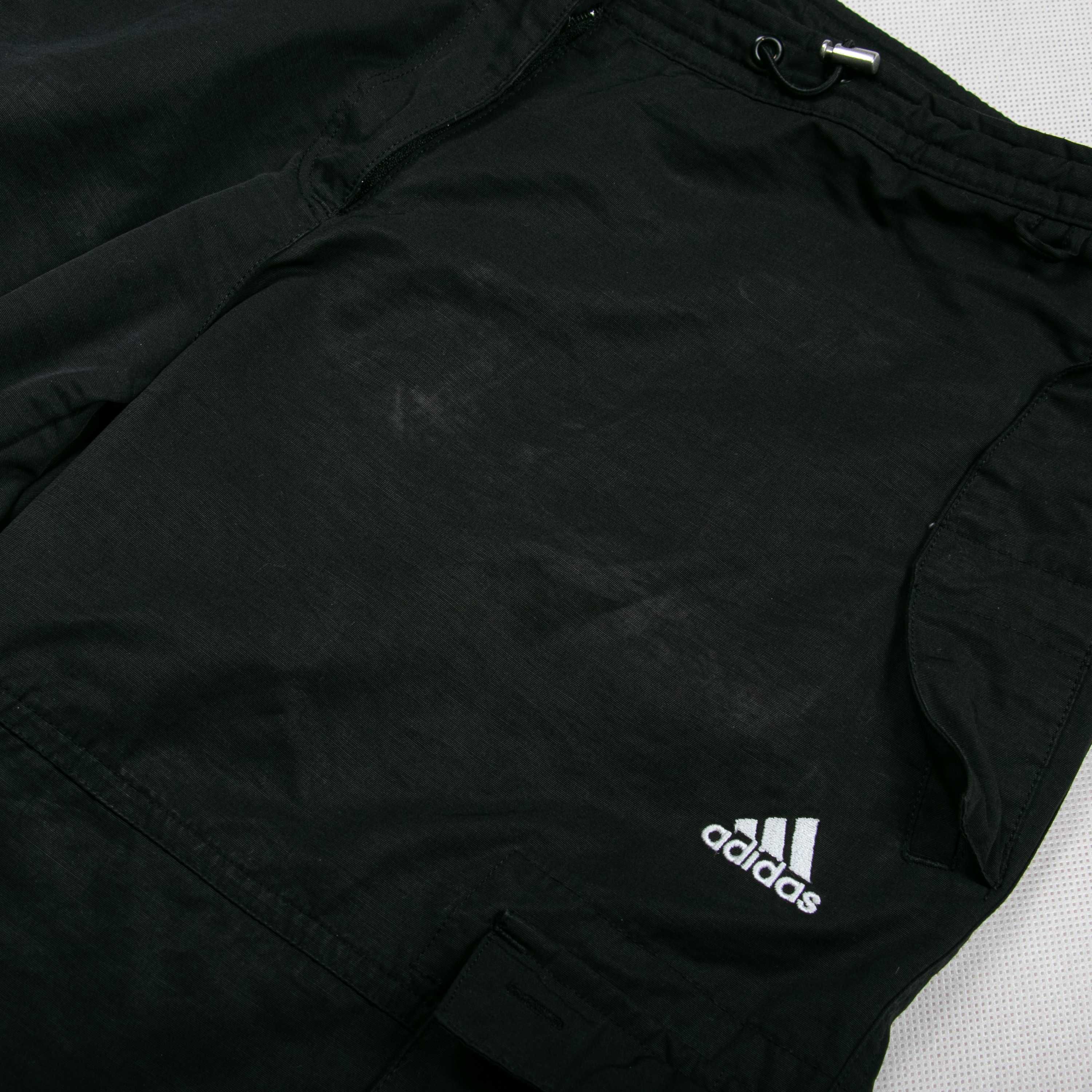 Adidas cargo parachute pant spodnie dresowe z szerokimi nagawkami L