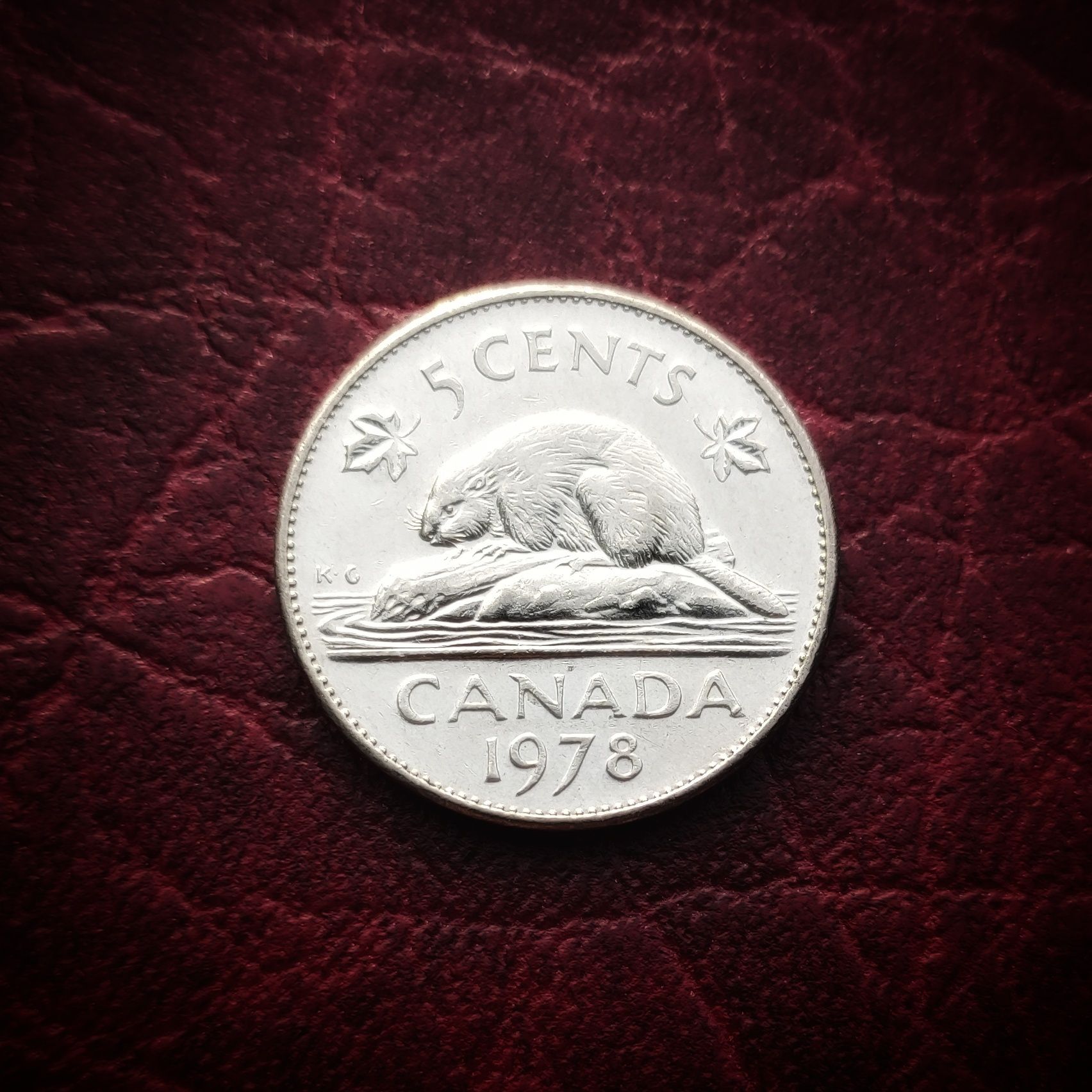 Rzadki Canada 5 Cent8 K G - 1978 z Kanada