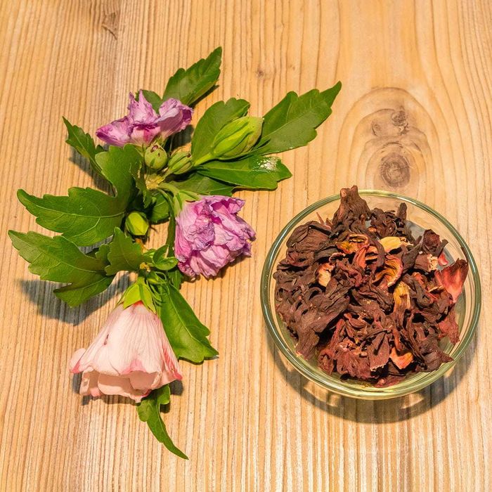 HIBISKUS kwiat, susz, duże pączki, liście, aromatyczna natura 50 g.