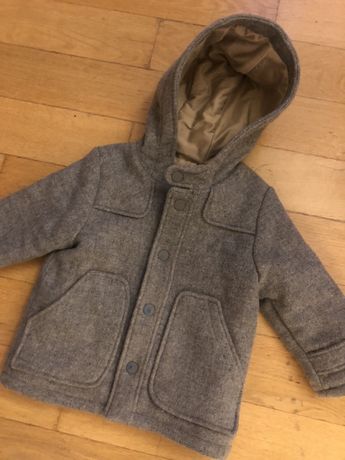 Шерстяне пальтішко Zara, курточка осіння