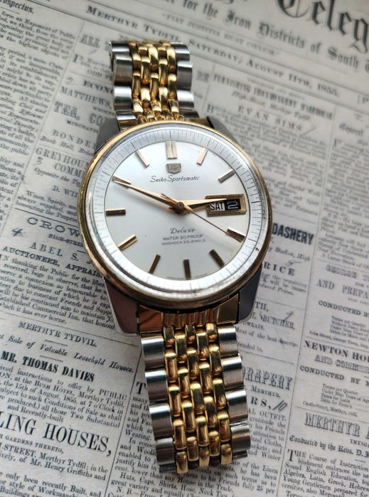 Seiko 5 SportsMatic Deluxe 7606 65r zegarek DX