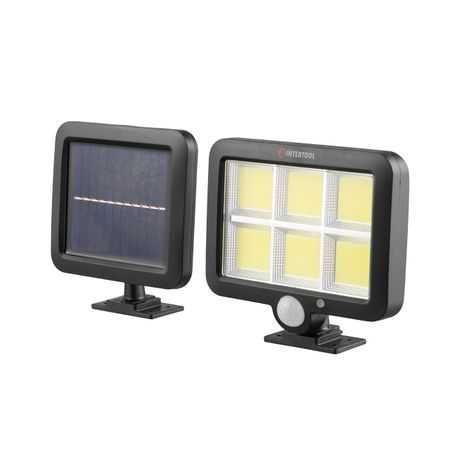 Світильник акумулят. настінний 6 COB, сонячна панель INTERTOOL LB-0116