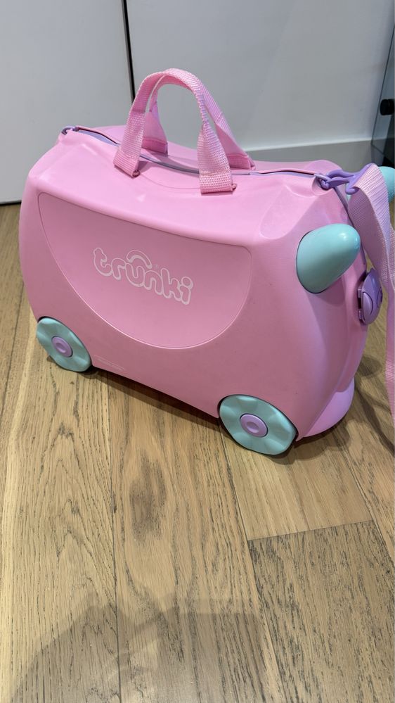 Валіза дитяча Trunki рожева. Детский розовый чемодан Trunki