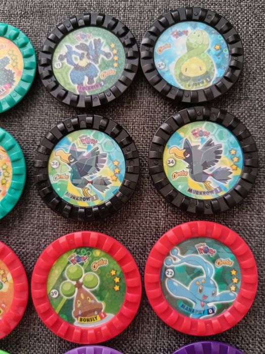 Pokemon tazo roks Cheetos