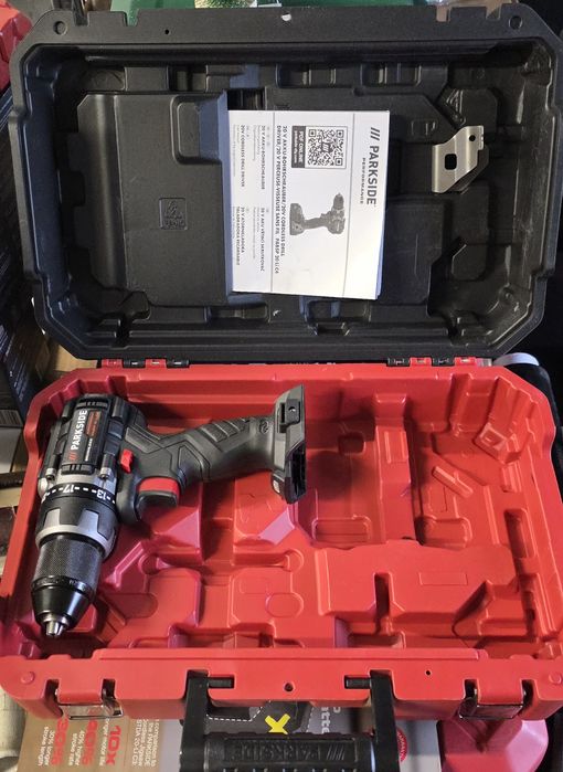 Nowa wiertarko-wkrętarka akumulatorowa Parkside PABSP 20-Li C4