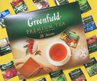 Чай Greenfield Premium набір подарунковий 24 смаки 96 пакетів коробка