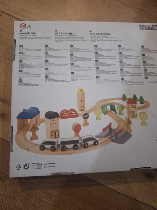 Drewniana kolejka Ikea