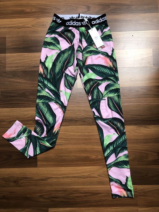 Legginsy multicolor Adidas rozmiar XS