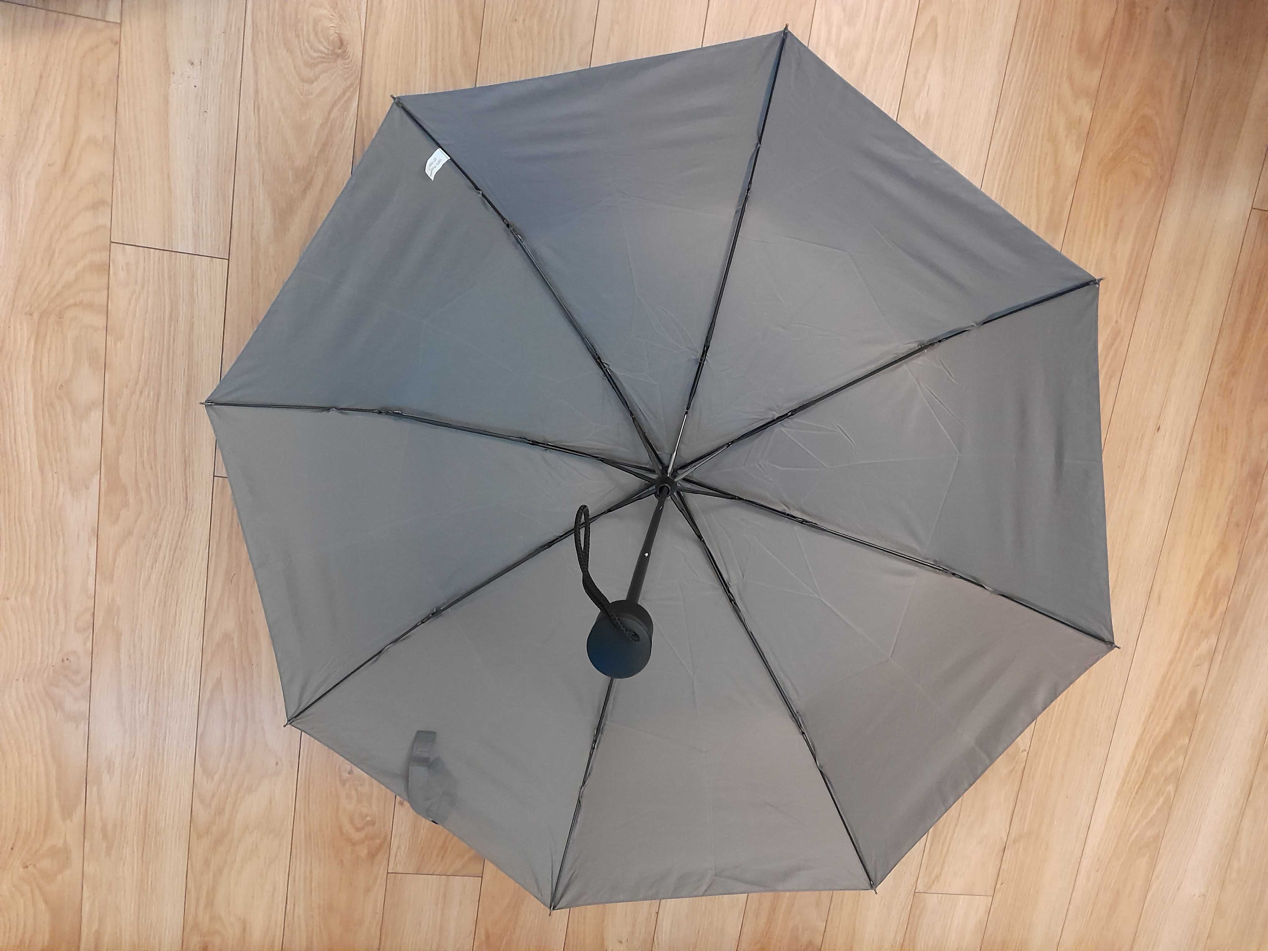 Nowy mini parasol składany, Windproof_Umbrella_89 cm, szary