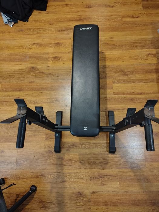 Zestaw ławka do ćwiczeń, gryf krótki , obciążenie