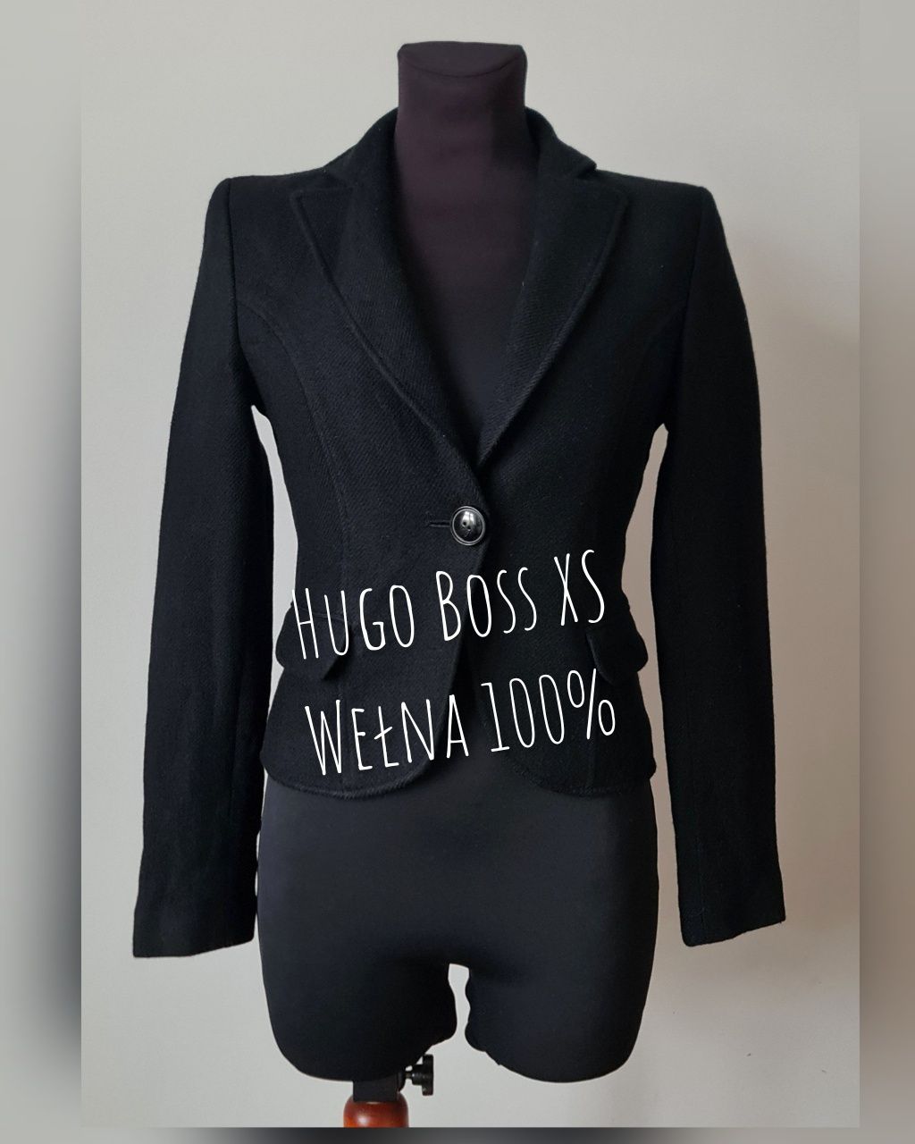 Żakiet Hugo Boss vintage XS wełna 100%