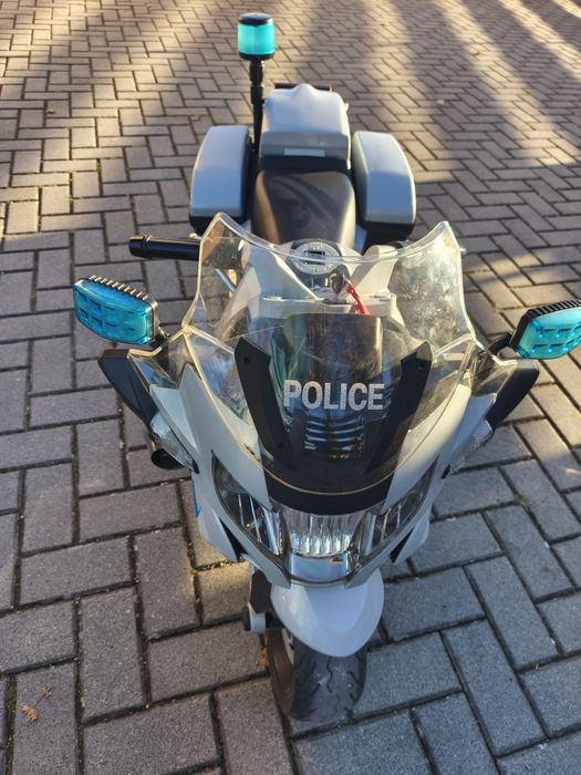 Motor policyjny BMW R1200 RT na akumulator dla dziecka