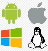 OS Android, IOS, Windows, Ubuntu, Mac