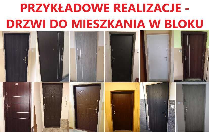 Wejściowe drzwi zewnętrzne z montażem do mieszkania, domu akustyczne