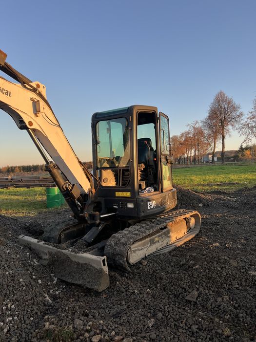Minikoparka Bobcat E 50 zamiana