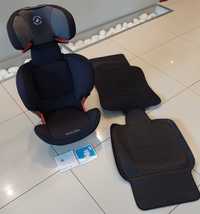 Fotelik Maxi Cosi 15-36 kg czarny z Isofix + mata Prince Lionheart