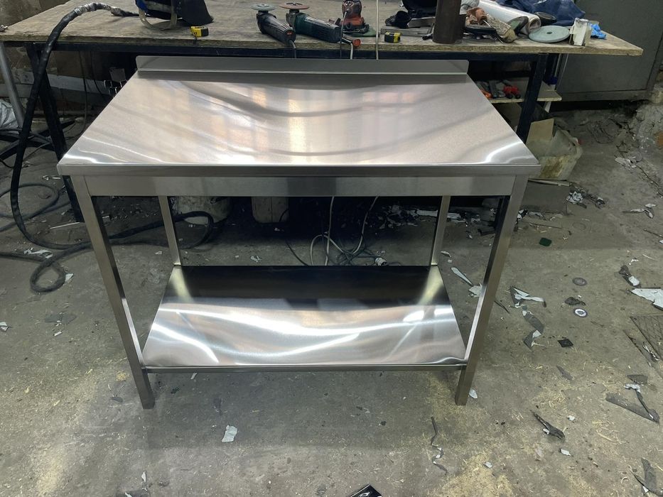 Столи з нержавіючої сталі , меблі виробничі