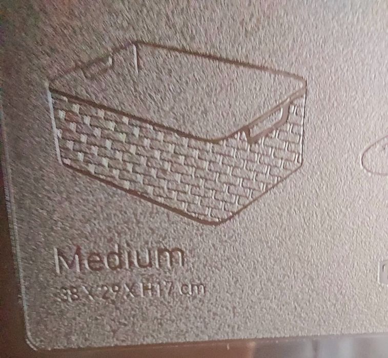 Pojemnik brązowy średni