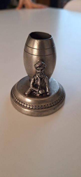 Estanho , paliteiro, jarra, pote