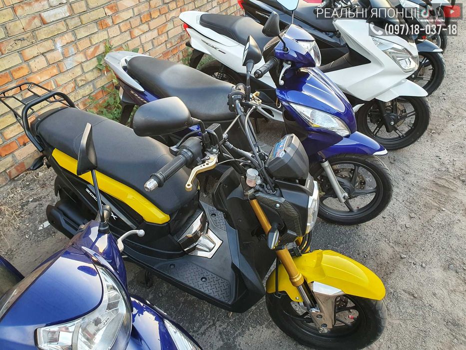 Скутер Honda Dio 18 blue купить мопед хонда дио недорого склад акція